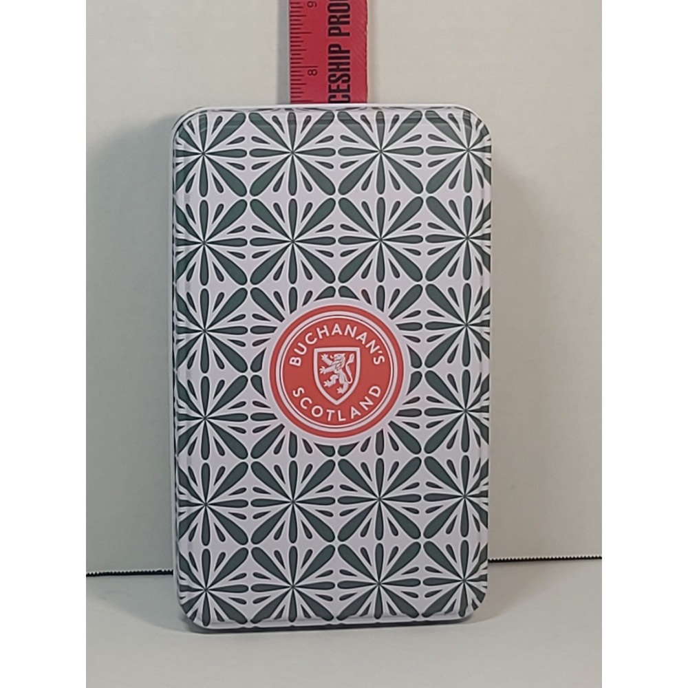 Buchanan's Scotland Double Six Dominoes Set in Decorative Tin New Sealed Tiles